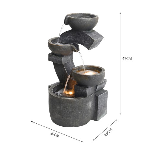 Garden water feature with - garden,