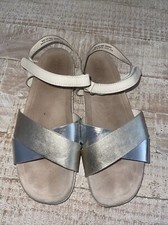 Girls Silver And Gold Sandals
