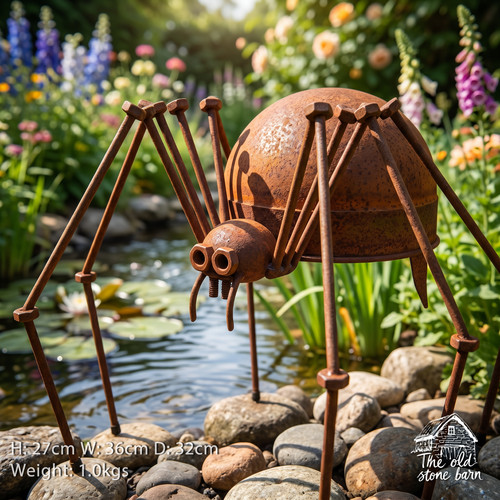 Big 27cm rusty metal - rusty,