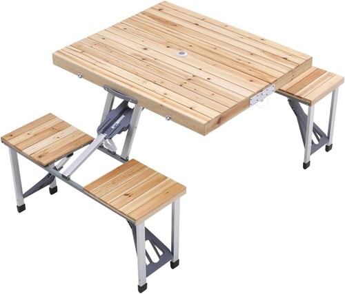 Foldable camping picnic table - camping,