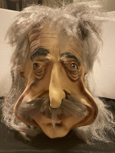 Einstein latex mask adult - einstein,
