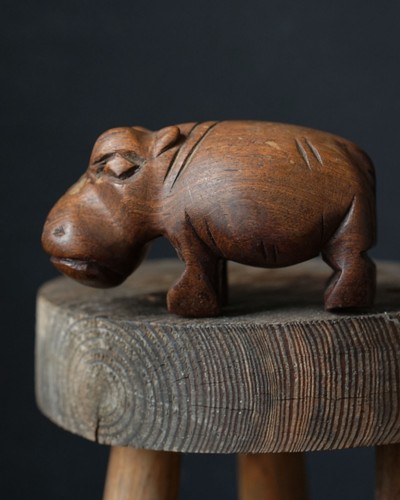 Vintage hand carved wooden - hand,