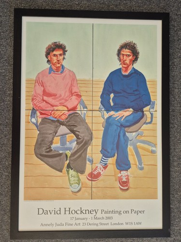 David hockney framed print - hockney,
