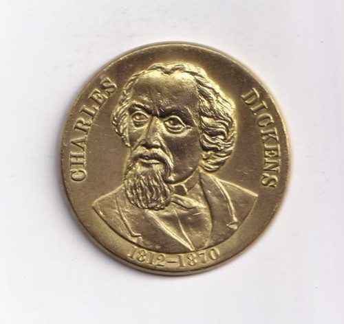 Medal charles dickens - medal,