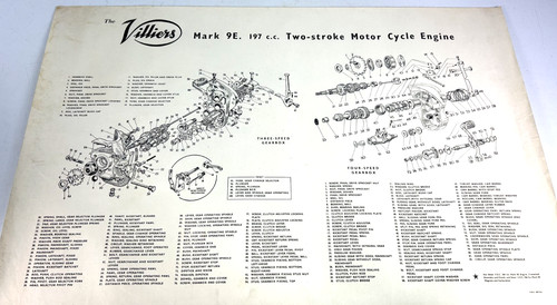 Original villiers 197cc engine - villiers,