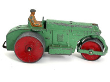 1.43 Dinky Toys Aveling Barford Diesel Steam Roller 251 25P diecast 1954 vint B2