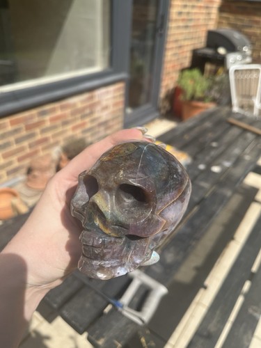 Ocean jasper skull crystal - ocean,