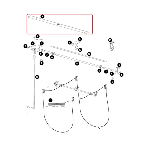 Thule drill hole template - drill,