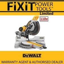 DeWALT DWS780 110V 305mm Double Bevel Sliding Cut Mitre Saw RW