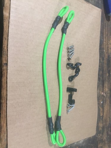 Boat rod straps - rod, neon