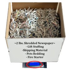 2 LB Shredded Newspaper