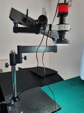 Articulating Stand with Post /76/50mm Focusing Rack for Stereo Microscope READ
