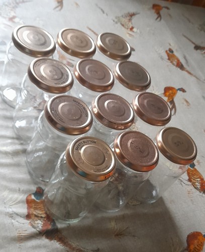 Empty jam jars - jam, jars.