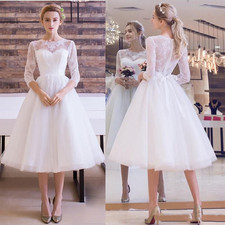 Tea Length Wedding Dresses New