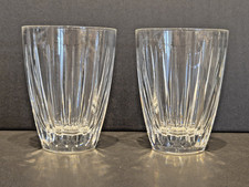 Gorgeous Pair of Wedgwood Crystal WINDSOR Tumblers Whisky Glasses VGC