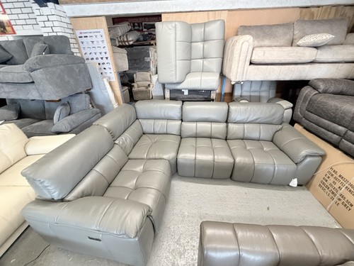 Leather corner sofa - corner,