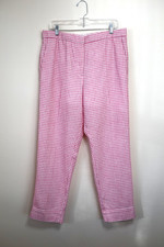Ann Taylor Pink White Cotton