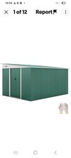 Outsunny 3x9 2ft steel - 11.3x9.2ft,