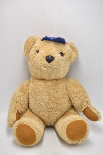 Vintage 1980s jointed teddy - vintage,