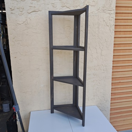 Wooden corner shelf kit - wooden,
