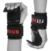 Gym Hook Bar Strap Power Weight Lifting Training Wrist Support Pull Up Hand Grip