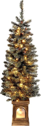 Pre lit christmas - tree, 4ft