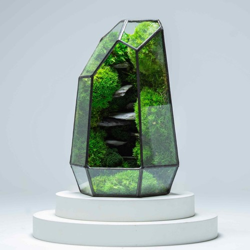 Stone prism terrarium ready - prism,