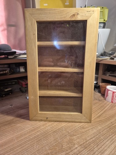 Display cabinet with glass - with,
