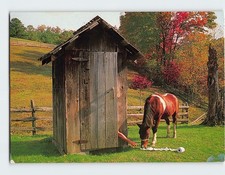 Postcard The Outhouse USA