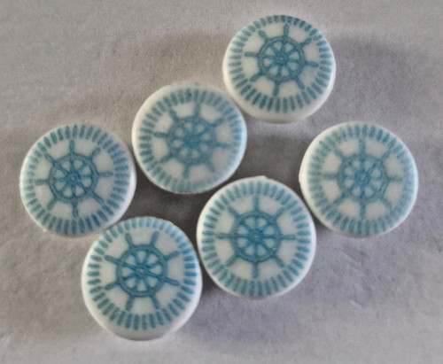 Baby buttons nautical 14mm - buttons,