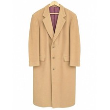 Vintage Camel Hair Overcoat – Czechoslovakia – 60s/70s – Fits Like L – 48” Long