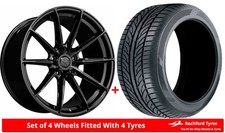 Alloy Wheels & Tyres Wider Rears 19" Cades Cortez For Merc E-Class E55 AMG W211