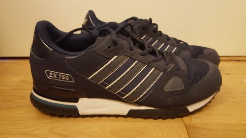Mens adidas zx750 navy - navy, blue