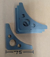 8 Roll Cage Cross Bar Gussets Race Rally Drift Kit Car Trike Hot Rod H Frame