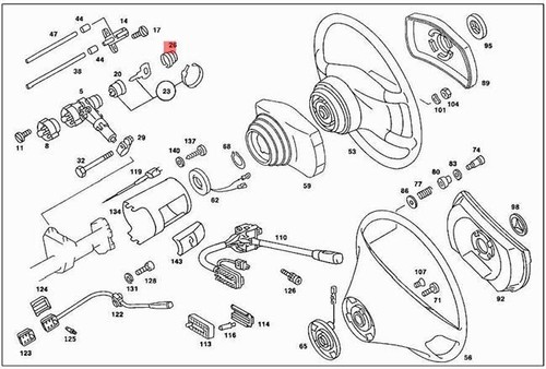 Genuine mercedes ignition lock - mercedes,