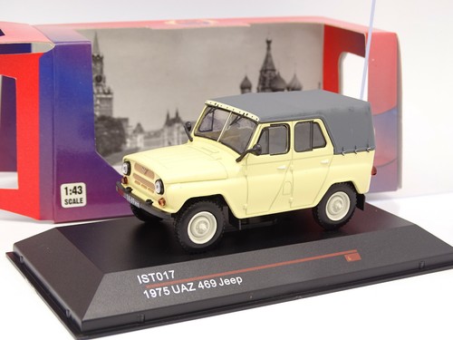 Ist uaz 469 jeep white - 1/43,