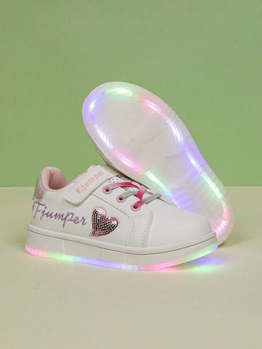 Led light high top sneakers - light,
