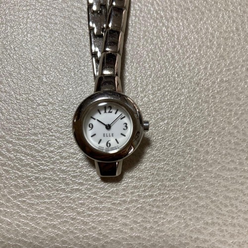 Elle silver quartz watch - elle,