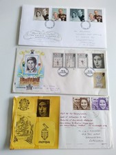 Royalty FDC's Golden Wedding Prince Charles Investiture Visit of Prince of Wales