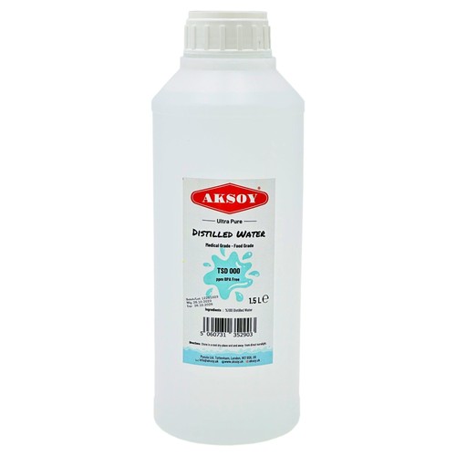 Aksoy distilled water 100 - water, 100%