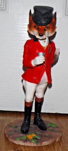 Border fine arts fox - border, figurine