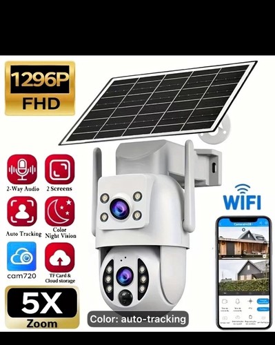 Solar battery ptz wifi 1296p - solar/battery,