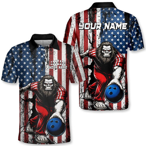 Custom bigfoot usa flag - usa,