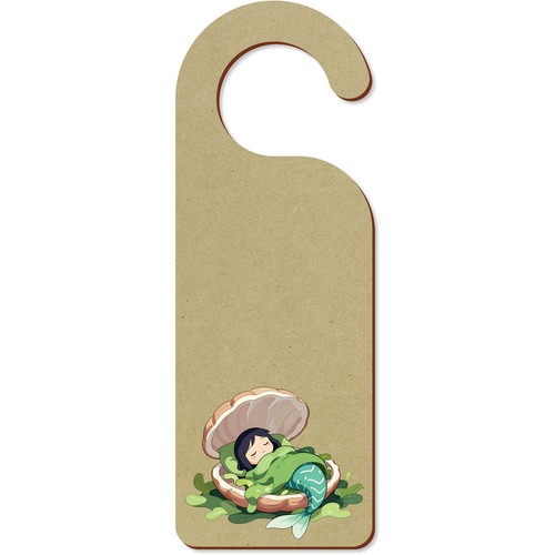 Mermaid clam shell - in,