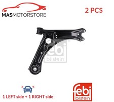 LH RH TRACK CONTROL ARM PAIR FRONT FEBI BILSTEIN 195008 2PCS A NEW