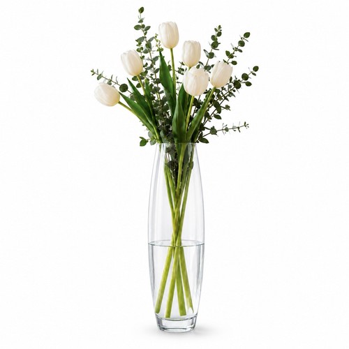 Tall glass flower - flower, vases