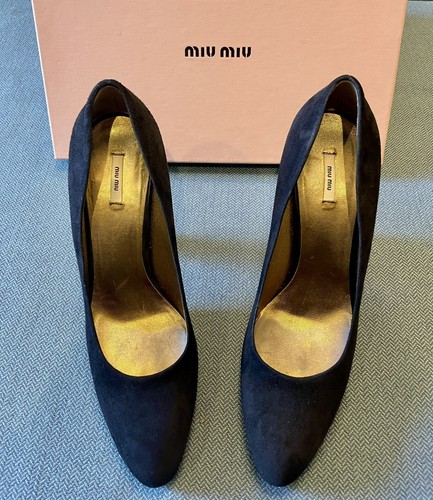 Mui black suede camoscio - mui,