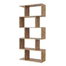 Tier bookcase with shelving - bookcase,