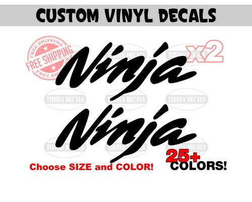 Kawasaki ninja decals - 2x,