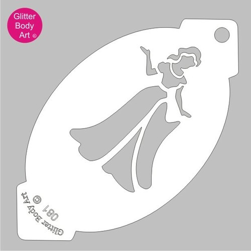 Princess reusable face stencil - princess,